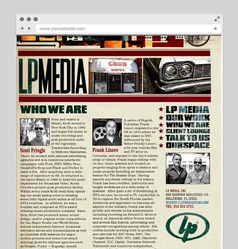 LP Media Studio · ReBrand & Logo Design · 02